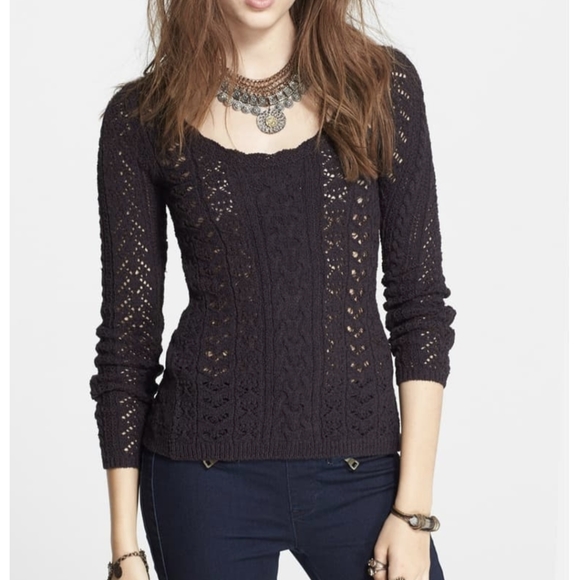 Knit Tie Back Sweater | Poshmark